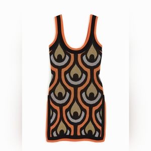 *NWT/UNOPENED* H&M x Paco Rabanne Glittery Jacquard Mini Knit Dress - XXL Womens